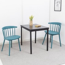 노아가구 인테리어 식탁의자2P, 뉴빗살체어2P블루