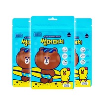 라인프렌즈 브라운 썸머패치 24매입, 3개