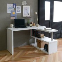 멀티 1200 (ㄹ) 책상set 책장 인테리어책상 공부책상 사무책상, 색상:메이플