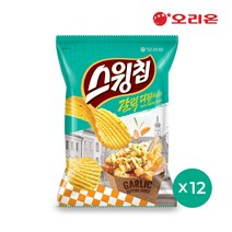 오리온 스윙칩 갈릭 디핑소스맛 60g 10개