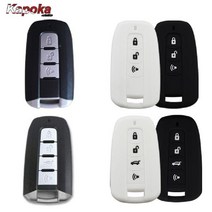 코란도C 렉스턴W) 3버튼 (투리스모 쌍용 4버튼 실리콘 스마트키케이스 구형 코란도스포츠, 3버튼_옐로우