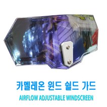 오토바이 보조스크린 윈드가드 카멜레온 바람막이 평면 연장 스포일러 NMAX XMAX PCX 포르자 TMAX XADV 버그가드, (선택1번)보조스크린(스모그)