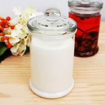 일자원형양초유리 700ml 캔들 만들기, 단품