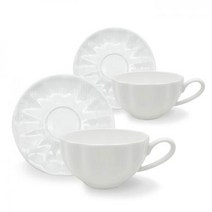 고원 펌킨 본차이나 2인조 올화이트 커피잔 티잔 세트, 색상, 본상품선택