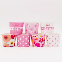 에어홀더 92파이 테이크아웃투명컵홀더 핑크7종 500개, 없음, 핑크7종(혼합) 500개