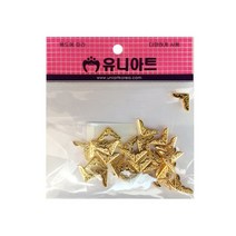 유니아트 2000 코너캡 소 금색, 5개