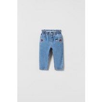 자라 ZARA 키즈 청바지 미키마우스 자수 베이비 223532012
