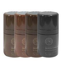 더페이스샵 퀵 헤어 퍼프 1개/ 헤어섀도우 헤어라인, 3호 라이트브라운