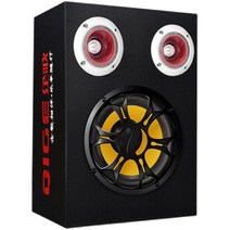 자동차 차량 서브 우퍼 스피커 12V 24V 셀프 10인치, 블루투스+라이터+오디오케이블이없는10인치