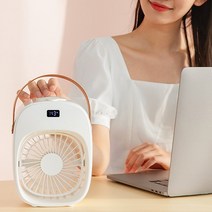 찐노마진몰 이동식 에어컨 휴대용 냉풍기 가정용 미니 에어쿨러 얼음선풍기 탁상형 캠핑 간이에어컨, 랜덤