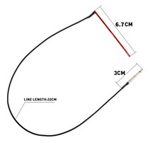 룩어쿠스틱 기타 픽업 피에조 FM EQ 매트릭스 자연 좁은 프리 67mm 길이