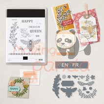 토퍼기계 레터링 커팅기 새로운 도착 꽃 동물 금속 절단 다이 및 스탬프 DIY 스크랩북 구현하는 종이 카드, 04 MP654_01 EN Clear Stamps