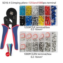터미널압착기 가정용 전기 클램프 세트 수동집게 단자압착 전선압착 커넥터 슬리브, CHINA, SO16-4 suit