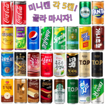 음료수 캔음료 각5캔 골라담기 /탄산음료/과채/과즙/착즙/업소용/소캔/미니캔/콜라, 선택19. 프리미엄라떼175ml 5캔