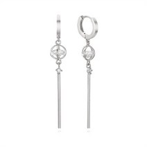 클루 NC14 큐빅 아이스 바 원터치귀걸이 CLER20602OWW