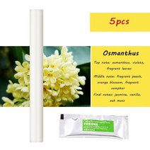 자동차 공기 청정기 교체 향수 스타일링 차량 고체 컨디셔닝 에어 벤트 5 개, 5x Osmanthus