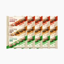 굽네 닭가슴살 만두 3종 혼합 15팩, 1세트, 180g