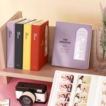 아카이브 콜북 포토북 제작 바인더 사지첩 네컷사진 보관, 커스터드 옐로우