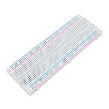 MB-102 MB102 브레드 보드 400 830 포인트 65 점퍼 와이어 솔더리스 PCB 빵 테스트 Arduino 파워 모듈 용 DIY 개발, [07] 830P White, 07 830P White