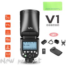 고독스 라운드헤드 카메라플래시 스피드라이트, V1-N (니콘용)