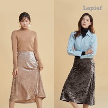 홈쇼핑 의류 라삐아프 벨벳스커트 2종