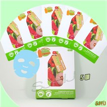 노블리 모이스쳐 베지프루 마스크팩/5매입/신선한 과일팩/, 5개