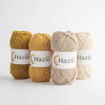[울클럽]헤이즐실 hazle 100g 아크릴실 울혼방 코바늘 조끼 스웨터 블랭킷 뜨개실, 705 인디핑크