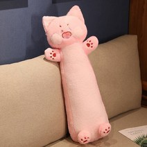 동물 인형 쿠션 고양이 커플 대형 초 잠만보 윌슨 재우는 못난이 생일 이케아 나혼자산다 무릎 독신 엄청 큰 배게 긴, B, 110cm