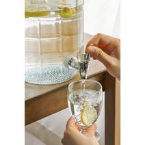 담금주 디스펜서 과일주 과실주 장류 효소 발효식품 용기 디스펜서 5L/10L/12L/15L, 12L