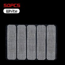 가정용 접착제 모기장 파리 곤충 수리 스크린 벽 패치 스티커 메쉬 창 고정 그물 50 개 25 15 5 개, 50pcs, White