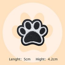 DIY 펫자수 보석십자수 비즈 강아지 고양이 애완동물 반려견 도안 키트 세트 만화 corgi 스티커 귀여운 패치 다림질 개 패치 배지 의류에 대한 수 놓은 패치, 앞발