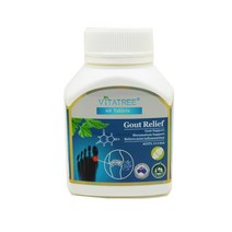 [호주직구] VITATREE 하루 한알씩 2회 섭취 GOUT RELIEF 60tab 1팩, 수량, 상세참조