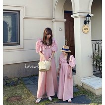 소이빈 프릴 점프슈트 엄마랑 딸이랑 맘 여아 원피스 모녀 커플룩 패밀리룩 하객룩 2컬러