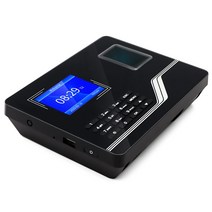 출퇴근기록기Punch Card Biometric Fingerprint Time Attendance Systems with Battery Backup 2.8 Inch TF, 02 English