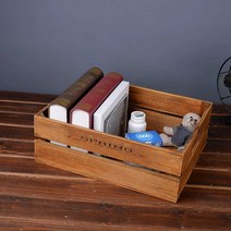 나무 수납함 주방용품 주방 직사각 화분 박스 분리통 이용 단단한 폭조절책장, C 공간박스