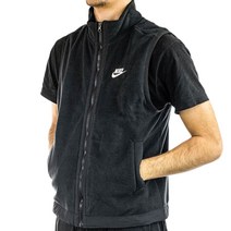 나이키 후리스 조끼 기모 브러시드 베스트 빅로고 스우시 부드러운 소재 남성 재킷 스트링 자켓 조끼