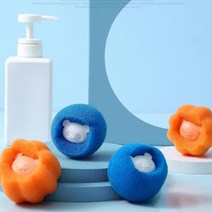 [보경샵] 세탁기 먼지 강아지 고양이 털제거 스펀지 세탁볼 10P, 랜덤발송