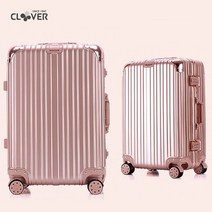 크로바 2컬러 24인치 화물용 메탈프레임 연예인 캐리어 TA2-306-24