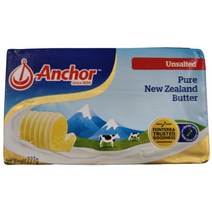 뉴질랜드 앵커 무가염 버터 227g 4개 낱개 앵커버터 무염 언솔티드