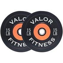 엘리코 원판 중량 역도 강도 앰프 용 용맹 피트니스 올림픽 범퍼 플레이트 페어 싱글 세트로 판매되는 컨디셔닝 크로스 트레이닝 운동, b- bpp-15 15lb 범퍼 플레이트(2개 세