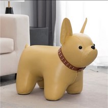 강아지 동물 화장대 스툴 낮은 의자 풋 레스트 스톨 원목 우드 스텝 애니멀 수툴 현관, 브라운