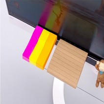모니터 아크릴 포스트잇 판 접착식 부착 아크릴 메모 보드