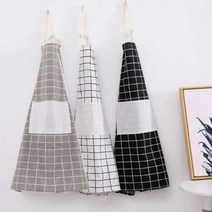 MMI IW815A44 CAFÉ 키친 실외 CAMPPING 북유럽st 체크 패턴 3종 행주, 영도매 black