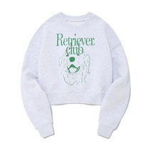 [국내 매장판] RETRIEVER CLUB LAUGHING CROP CREWNECK [GREEN] 255547
