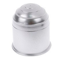 견인볼 견인장치 고리 유니버설 50mm 자동 견인 바 볼 커버 액세서리 블랙 캡 히치 캐러밴 트레일러 간단한, 02 1pc