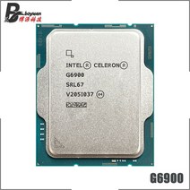 인텔 펜티엄 G7400 3.7 GHz 듀얼코어 4 스레드 CPU 프로세서 10NM L3 = 6M 46W 지원 DDR4 데스크탑 소켓, 한개옵션0