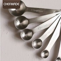 쉐프메이드 스텐 계량스푼 6종 (wk9268)