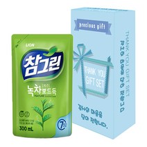 참그린 녹차뽀드득 리필1P, 1set, 300ml