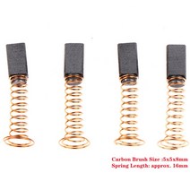2/4pcs 흑연 구리 모터 카본 브러쉬 꽉 와이어 전기 해머/드릴 각도 Grindern, 01 as pic show, 01 as pic show