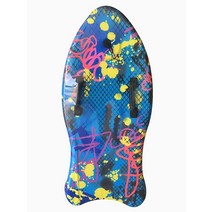 서핑보드 서핑 숏보드 스킴보드 수상 바디보드 파도타기 초보자 입문용, 블루 잉크